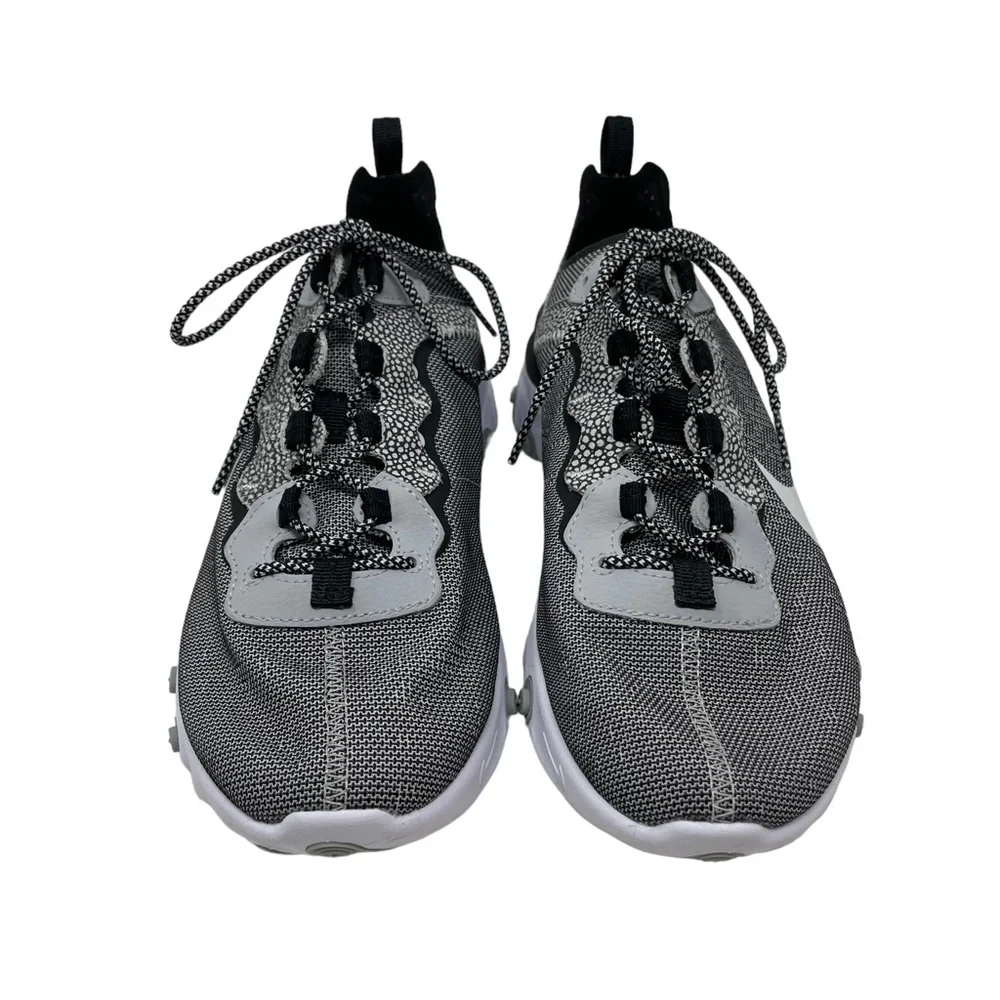 EUC Nike React Element 55 SE Safari‎ Grey Men's 7.5 CD2153-100